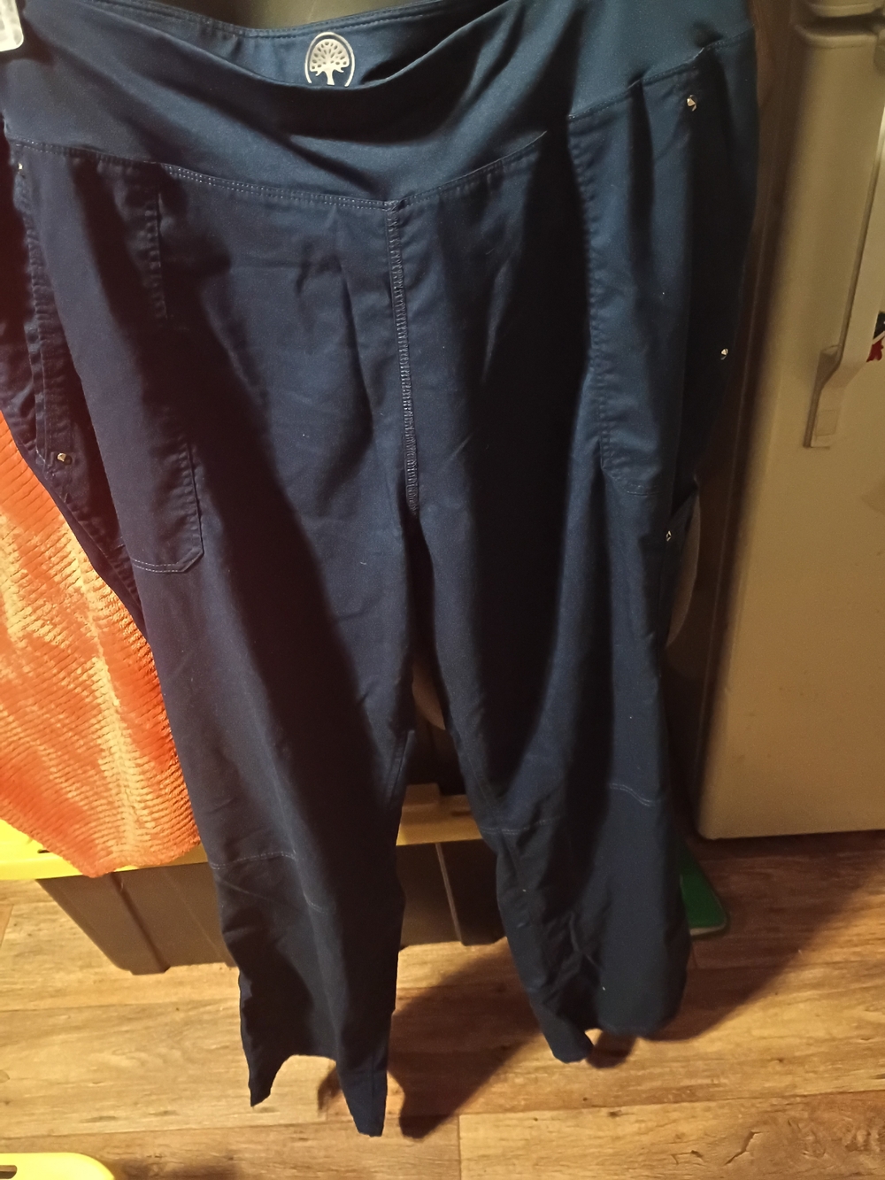 healing hands Women's Scrub Pants. Sz XLT Blue